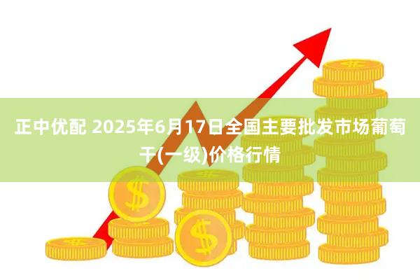 正中优配 2025年6月17日全国主要批发市场葡萄干(一级)价格行情